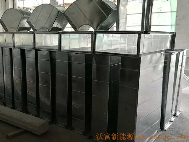 通風(fēng)管道——沃富承建青島市小水清溝村改造配套學(xué)校空氣源熱泵項(xiàng)目